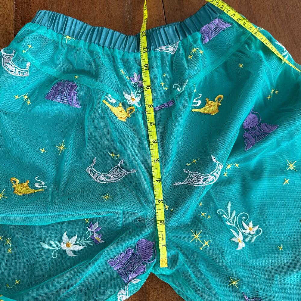 Hanna Andersson Disney Jasmine Tulle Embroidered Harem Pants Princess Aladdin Lg - Picture 14 of 16